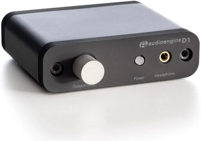 Audioengine D1 32-bit Desktop DAC and Headphone Amp Preamp Laptop Amplifier Gamers and Musicians
